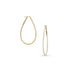 white diamond, yellow gold oval hoop earrings<br>as worn by Claire Danes during the season finale of Homeland on Showtime <span class='visuallyhidden'>Text, phone 323-404-2959 for shopping assistance.</span>