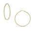 textured 2-inch hoop earrings<br>in 18k yellow gold <span class='visuallyhidden'>Phone or text 323-404-2959 for shopping assistance</span>