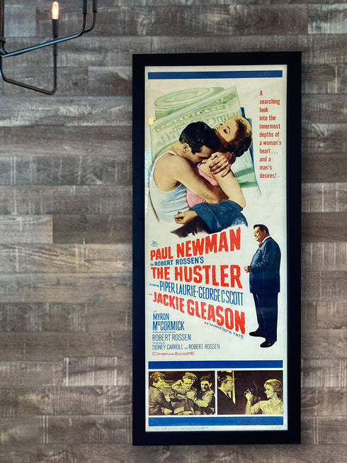 the hustler original, limited edition movie poster,<br>framed, under plexiglass <span class='visuallyhidden'>Call or text 323-404-2959 if you need shopping assistance.</span>