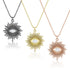 our related sunburst diamond-kissed pendant necklaces,<br>in your choice of white or black diamond <span class='visuallyhidden'>Call or text 323-404-2959 if you need shopping assistance.</span>