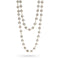 icy akoya pearl and mini bamboo-texture links long necklace, in 18k yellow gold <span class='visuallyhidden'>Call, text 323-404-2959 for shopping help.</span>