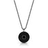 black diamond concentric pave circles pendant necklace in black gold <span class='visuallyhidden'>Call, text 323-404-2959 for shopping help.</span>