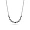 Dominique Cohen diamond bezel bar layering choker, 16 inch, in black diamonds and 18k black gold <span class='visuallyhidden'>Call, text 323-404-2959 for shopping help.</span>