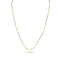 yellow gold and blackened sterling chain perfect solo or for pendants and enhancers <span class='visuallyhidden'>Call, text 323-404-2959 for shopping help.</span>