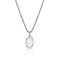 diamond oval pendant necklace with diamond halo, in black gold <span class='visuallyhidden'>Call, text 323-404-2959 for shopping help.</span>