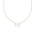 east-west oval diamond choker<br>in white diamond paired with yellow gold <span class='visuallyhidden'>Call, text 323-404-2959 for shopping help.</span>