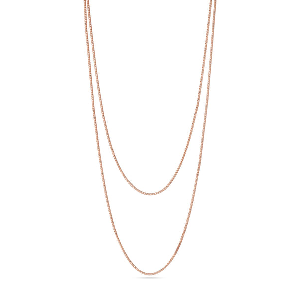 franco chain, 22 inch length in rose gold <span class='visuallyhidden'>Call, text 323-404-2959 for shopping help.</span>