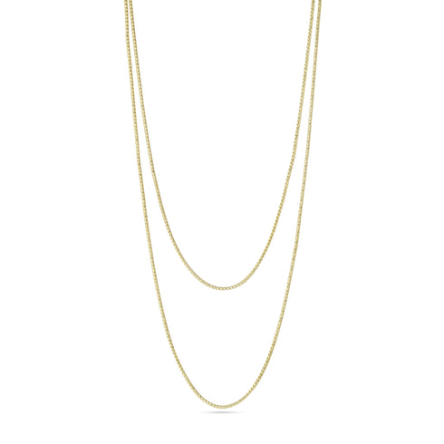 franco chain, 30 inch length in yellow gold <span class='visuallyhidden'>Call, text 323-404-2959 for shopping help.</span>