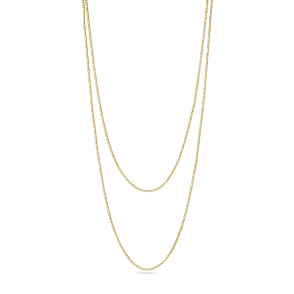 franco chain, 30 inch length in yellow gold <span class='visuallyhidden'>Call, text 323-404-2959 for shopping help.</span>