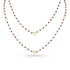 Dominique Cohen 2mm gemstone beads delicate chain necklace, in rubies and 18k yellow gold <span class='visuallyhidden'>Call, text 323-404-2959 for shopping help.</span>