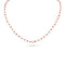 Dominique Cohen 2mm gemstone beads delicate chain necklace, in orange sapphire and 18k rose gold <span class='visuallyhidden'>Call, text 323-404-2959 for shopping help.</span>