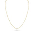 Dominique Cohen 2mm gemstone beads delicate chain necklace, in yellow pyrite and 18k yellow gold <span class='visuallyhidden'>Call, text 323-404-2959 for shopping help.</span>