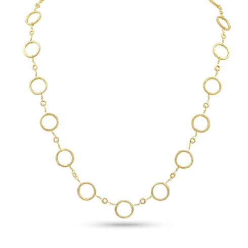 textured ring basic chain necklace,<br>a must-have for every gal’s wardrobe,<br><br>in yellow gold <span class='visuallyhidden'>Call or text 323-404-2959 if you need shopping assistance.</span>