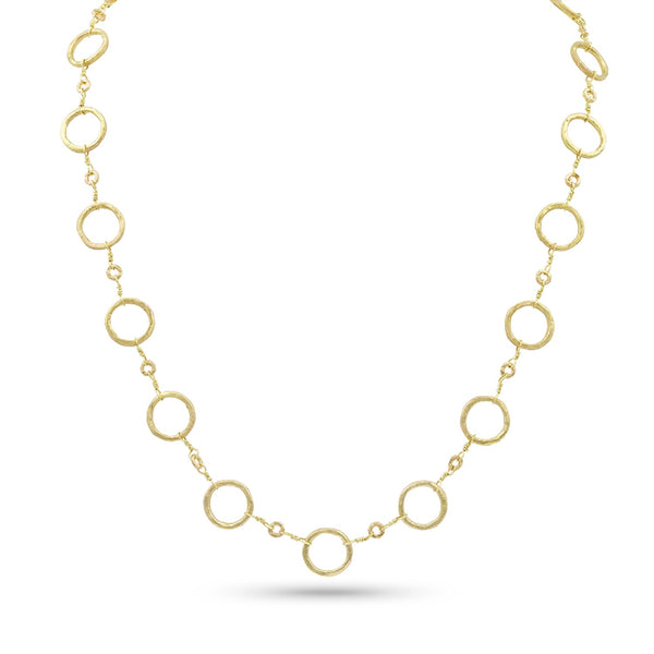 textured ring basic chain necklace,<br>a must-have for every gal’s wardrobe,<br><br>in yellow gold <span class='visuallyhidden'>Call or text 323-404-2959 if you need shopping assistance.</span>