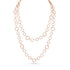 Dominique Cohen classic opera chain of hex links, textured round links, and twisted wire, all in 18k rose gold <span class='visuallyhidden'>Call, text 323-404-2959 for shopping help.</span>