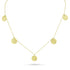 The original five-coin necklace by Dominique Cohen, as worn on The Newsroom, here in all 18k yellow gold <span class='visuallyhidden'>Call, text 323-404-2959 for shopping help.</span>