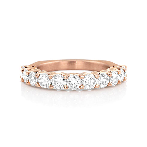 in white diamonds and rose gold,<br>head-on view <span class='visuallyhidden'>Call, text 323-404-2959 for shopping help.</span>