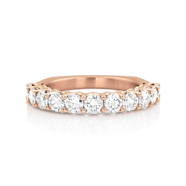 in white diamonds and rose gold,<br>head-on view <span class='visuallyhidden'>Call, text 323-404-2959 for shopping help.</span>