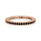 black diamond eternity stack ring,<br>tall style,<br>in rose gold <span class='visuallyhidden'>Call or text 323-404-2959 if you need shopping assistance.</span>
