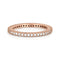 white diamond eternity stack ring,<br>tall style,<br>in rose gold <span class='visuallyhidden'>Call or text 323-404-2959 if you need shopping assistance.</span>