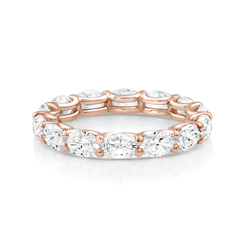 white diamonds in rose gold;<br>also comes in ag diamonds <span class='visuallyhidden'>Contact the Beverly Hills store at 323-404-2959 or through this website for shopping assistance.</span>