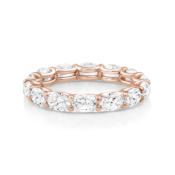 white diamonds in rose gold;<br>also comes in ag diamonds <span class='visuallyhidden'>Contact the Beverly Hills store at 323-404-2959 or through this website for shopping assistance.</span>