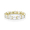 oval cut diamond eternity ring, in mined diamonds and yellow gold <span class='visuallyhidden'>Contact the Beverly Hills store at 323-404-2959 or through this website for shopping assistance.</span>