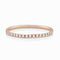 delicate diamond eternity stacking ring<br>in white diamonds and rose gold <span class='visuallyhidden'>Call, text 323-404-2959 for shopping help.</span>