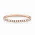 delicate diamond eternity stacking ring<br>in white diamonds and rose gold <span class='visuallyhidden'>Call, text 323-404-2959 for shopping help.</span>