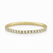 microset (by hand) diamond eternity ring<br>in white diamonds and yellow gold <span class='visuallyhidden'>Call or text 323-404-2959 if you need shopping assistance.</span>