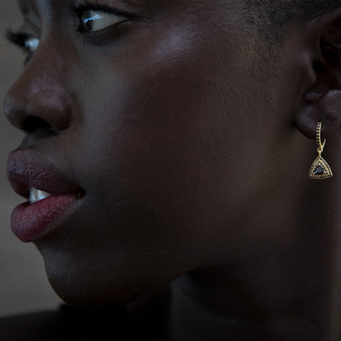 up close, in black diamonds and yellow gold <span class='visuallyhidden'>Contact the Beverly Hills store at 323-404-2959 or through this website for shopping assistance.</span>