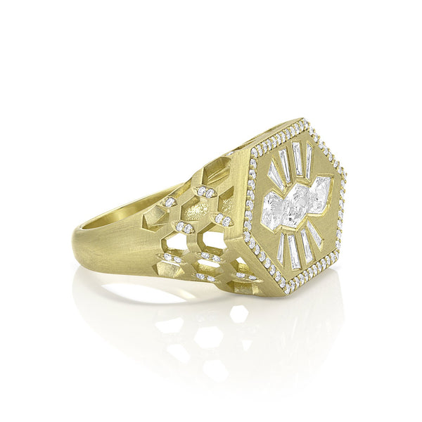 designer diamond rings + gemstone rings in 18K golds by Dominique Cohen ...